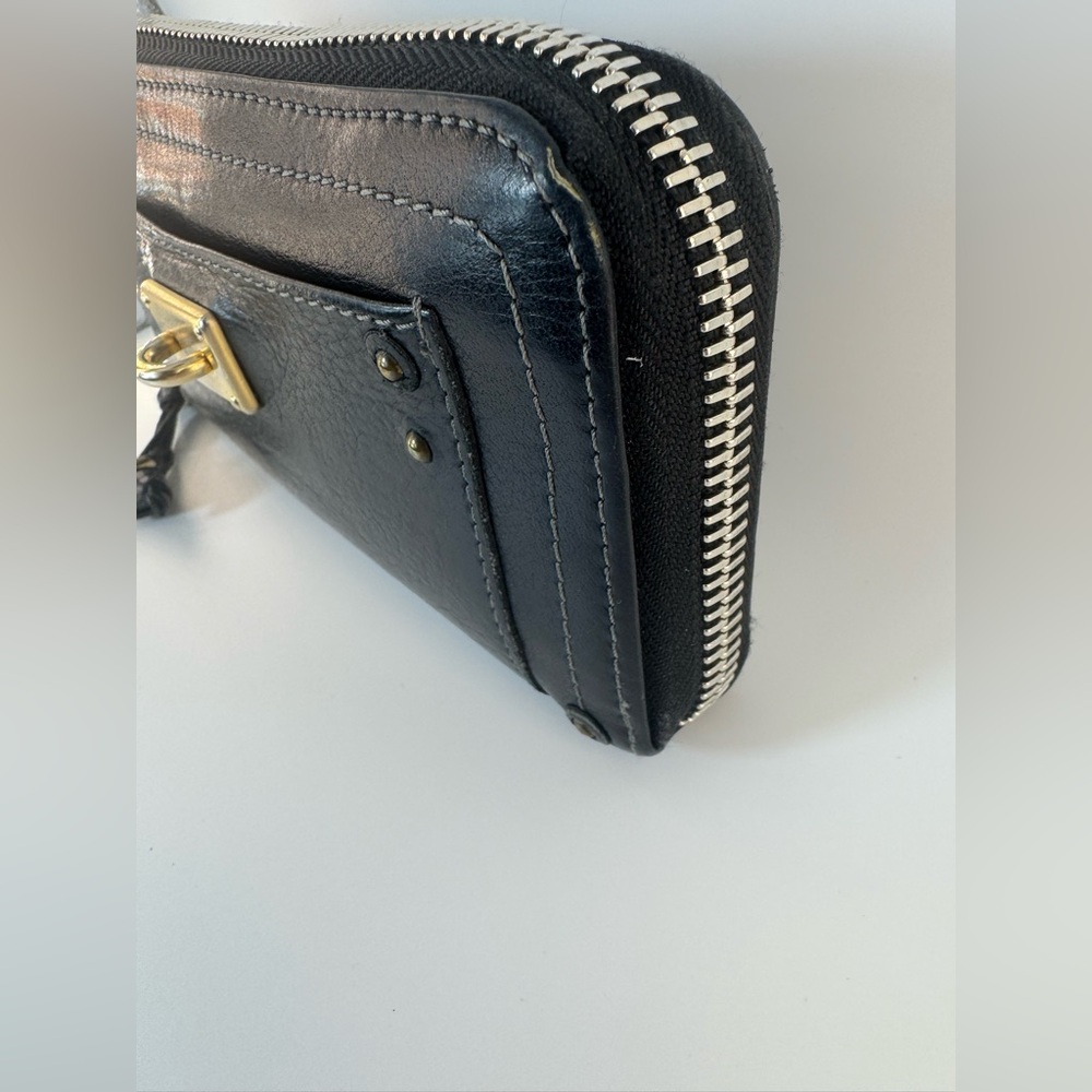 Chloé Paddington Rare Two-Tone Studded Zip Wallet Key Detail Chloé Continental - Picture 4 of 16